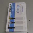 Built in Soap Dispenser for Kitchen Sink, Chrome Stainless Steel Countertop Pump Head (Plastic Inside), Dish Soap Hand Lotion Dispenser with Refillable 17OZ Bottle