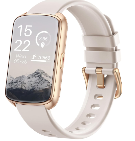 Fitness Tracker, Smart Watch for Women Men with 24/7 Heart Rate/Blood Pressure/Blood Oxygen Monitor,Sleep Tracker,Step & Calorie Counter, IP68 Waterproof Fitness Watches Compatible with Android&iPhone (Black)