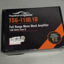 TOPSTRONGGEAR 1 Ohm 1500 Watts Class D Full Range Mono Block Amplifier, 1/2/4 Ohm Stable, Remote Subwoofer Control, Subwoofer Amplifiers