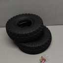 FVRITO Set of Two 4.10/3.50-4 4.10-4 410-4 Tire and Inner Tube with Bent Valve Stem Replacement for Lawn Mower Hand Truck Wheelbarrow Trailers Dollies Wagon Snowblower Compressor Generator Go kart