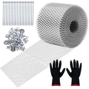 Gutter Guard 5 inchx100 Feet,Leaf Filter Gutter Protection Roll with Installation Screws and Stainless Steel Ties,Leaf Gutter Guards for gutters,Gutter Mesh for Leaves,Twigs,Branches Silver
