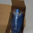 Car Shark Fin Antenna Cover, Roof Aerial Base AM/FM Radio Signal for Car SUV Truck, Vehicle Shark Fin Shape Cover with Adhesive Tape, Car Accessories Antenna Replacement Fits Most Cars (Blue)