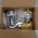 PUR PLUS Vertical Faucet Mount Water Filtration System, Lead-Reducing Filter, Great-Tasting Water, Easy Install, Lasts 100 Gallons, Compatible with Sinks with External Aerators, Chrome