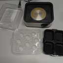 Nostalgia HomeCraft Premium Stainless Steel 8 Capacity Electric Large Hard-Boiled Egg Cooker Poached, Scrambled, Omelets, Whites, Sandwiches, for Keto & Low-Carb Diets, Vegetable Steamer, with Buzzer