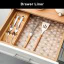 Cooyes Shelf Liner Premium Non-Adhesive Cabinet & Drawer Liner for Kitchen Waterproof Shelf Paper with Modern Pattern Durable EVA Cabinet Mat Easy to Cut 24" W x 360" L