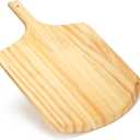 LotFancy Pizza Peel 12 inch, Wood Pizza Spatula Paddle, Pizza Cutting Board with Handle, Wood Serving Tray for Charcuterie Cheese