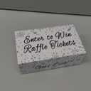 L LIKED 500 Raffle Tickets 3.5 x2 Inch Kraft Paper Enter to Win Entry Form Cards for Carnivals, Raffles, Fairs, Ballot Box, Raffle Drum-with Space for Name, Email Address Phone Number (Brown)