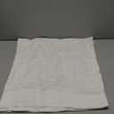 Decorative Linen Throw Pillow Covers 18x18 Set of 2 Solid handcrafted Striped Cushion Covers for Bed Soft Modern Farmhouse Neutral Pillowcase for Couch Bedroom Living Room Home Decor(Cream White)