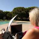 TopShade Laptop Sun Shade - Flexible, Adjustable, and Portable
