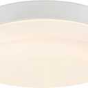 Aspen Creative 63002L-2 1, Flush Mount Ceiling Light Fixture, Large, White