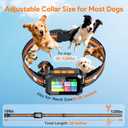 Meowant GPS Wireless Dog Fence &Training Collar with Remote, Free App, 82ft to 7000ft Electric Fence, Waterproof LCD Collar, 3 Training Modes, for Dogs Over 10Lbs, Outdoors