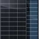 120 Watt Solar Panel, 120W Solar Panels for 12V System, 210R Monocrystalline N-Type Bifacial Solar Panels with Tempered Glass, MC4 Connectors for RV, Camper Van, Cabin, Shed, Off-Grid Use