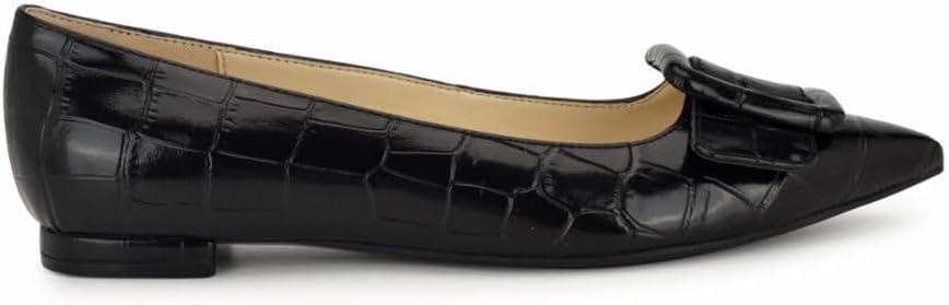 Nine West Women's Jesike (11, Black Croco 001)