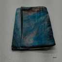 Turquoise and Black Throw Pillows Covers Teal Abstract Art Painting Aesthetic Modern Square Decorative Pillow Covers Soft Throw Pillows for Couch Sofa Bedroom 18X18 Inches, Set of 2 (18" x 18" (Pack of 2), Teal and Black)