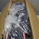 Lightweight Folding Walker with Seat for Seniors, Rollator Walker with Dual Brakes for Safety, 8" Big Wheels for All Terrain, Adjustable Height and 300 lbs Capacity