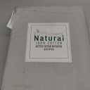 RUVANTI 100% Organic Cotton Sheets - Full Size bed sheet - 6 Piece Percale Weave Bedding, Crisp, Cooling & Breathable, Soft & Durable, 16" Deep Pocket, Hotel Quality Sábanas - Mineral Gray