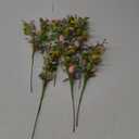 Woosir 6PCS Easter Egg Stems Flowers Artificial Spring Flowers Floral Stem Decorations Artificial Floral Picks and Sprays Berry Stem for Easter Home Vase Table Centerpieces Wreath