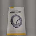 Lamicall Magnetic Phone Ring for MagSafe Grip - [Super Magnet] Stylish Ring Holder Stand with [Upgrade Gear Hinge], for iPhone 17 16 15 14 Pro Max Air, Mag Safe Women Decor Accessories, Glitter Silver