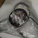 CANEOE Modern LED Ceiling Light Fixture,42W Dimmable Flush Mount Ceiling Light with Remote Black Close to Ceiling Light,3-Color Ceiling Lamp for Bedroom Living Room Kitchen Dining Room Office