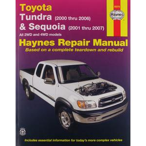 Haynes Toyota Tundra, 00-'06 & Sequoia, 01-'07 Technical Repair Manual