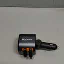 Retractable Car Charger,5 in 1 Fast Cars Phone Charger 90W,Bluetooth 5.3 FM Transmitter Adapter,Handsfree Call,2 Retractable Cables and USB Chargers for iPhone17/16 15/14/13 (Black)