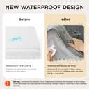 Bedsure Orthopedic Dog Beds Large Sized Dog - Washable Large Dog Cat Bed Waterproof, Comfort Dogs Couch Sofa with Washable Removable Cover, Pet Bed with Nonskid Bottom, Ember Clay, 35"