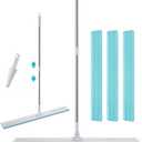 JOYMOOP 36 Inch Commercial Dust Mop for Hardwood Floors, Heavy Duty Industrial Wet Dry Mops with Telescopic Handle, Includes 3 Microfiber Mop Pads