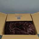 Bedsure Electric Blanket Twin - Soft Flannel Heated Blanket, Fast Heating with 10 Time Settings & 6 Heat Settings, Warm Gift for Grandma (62x84 inches, Brown)