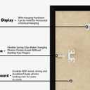 2 x PEALSN 9x12 Picture Frame, Display Pictures 6 x 8 with Mat or 9 x 12 Without Mat for Wall Mounting Display, Photo Frames, Black