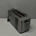 Mueller UltraToast Full Stainless Steel Toaster 4 Slice, Long Extra-Wide Slots for Bagels and Waffles, 6 Browning Levels, LED Display, Cancel/Defrost/Reheat Functions & Removable Tray, Kitchen Gadgets