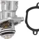 NewYall Coolant Thermostat Housing Gasket for Mercedes C230 C280 06-07 C300 08-12 C350 E350 ML350 R350 2006-2011, CLK350 06-09 GLK350 10-12 ML450 10-11 S400 10-13 SLK280 06-08 SLK300 09-11