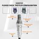 2pcs Downstream Front + Rear Oxygen O2 Sensor 2 for 2003-2006 Nissan 350Z 3.5L; 2005-2006 Altima 3.5L; 2004-2007 Maxima 3.5L; 2004-2009 Quest 3.5L;