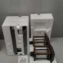 XMCOSY+ Solar Pathway Lights Outdoor, 25 LM LED Garden Lights with Seed Glass, 2-Tone/Colour, Waterproof Solar Powered Decorative Lighting for Yard Landscape Driveway Walkway (Warm White) (4 Pack)