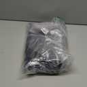 weesire Black and Grey Blackout Curtains Modern Striped Decorative 100% Light Blocking Darkening Grommet Grey Curtain for Living Room Villa, Bedroom Gray and White 2 Panels Set, 52x63 Inches