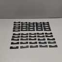 Name Tag Blank Name Badges 1 x 3 Inch DIY Blank ID Name Badge with Pin Backing for Office Workers Students, Personalized Badges Making (50 Pieces)