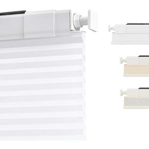 SUNOFF Cordless No Drill Light Filter Cellular Shades,White