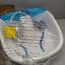 Homedics Bubble Mate Foot Spa, Toe Touch Controlled Foot Bath with Invigorating Bubbles and Splash Proof, Raised Massage Nodes and Removable Pumice Stone