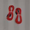 AGVEE 2 Pack 10ft Mini USB Cable, Braided Durable USB-A to Mini-B Charger Charging Cord for TI-84, Garmin GPS, Go-Pro Hero 4 3 2 HD, PS3 Controller, Canon Camera, Blue Yeti Microphone, Red