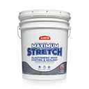 Ames Maximum Stretch - Waterproof Sealant Membrane - Perfect For Roofing, Repairs, Concrete, EPDM & Wood - Liquid Rubber Sealer - Up To 650% Elastic - Made in USA, White, 4.6 Gallon (Pack of 1)