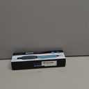 Farery Mini Thermal Brush 3 Temperature Adjustable, 3/4 Inch Travel Curling Iron for Short Hair, Heated Round Brush for Touch-ups and Small Curls, Lightweight Curling Wand for Thin Hair, Dual Voltage (Blue)