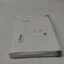 White Full Blackout Window Curtain Liner Rod Pocket Bedroom Drape with 10 Hooks Microfiber Thermal Coating Noise Reducing Room Winter Cold Liner Window Treatment Sets 2 Panels (48"x86"x2, White)