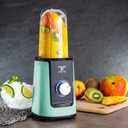 Moss & Stone Personal Smoothie Blender, Single Serve Blender for Shakes & Protein, 17oz Blend Cup & 10oz Grind Cup, Compact Mini Design for Home, Office, Gym & Travel