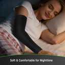 Elbow Compression Sleeve - Soft Tennis & Golfers Elbow Brace for All Day Comfort, Full Arm Coverage for Complete Support, Medium