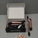 Ufree 5 in 1 Curling Iron with Interchangeable Ceramic Barrels (0.35"-1.25"), Curling Wand Set with Flat Iron Hair Straightener, Instant Heat Up, Dual Voltage Hair Curler, Gifts for Women (Rose Gold)