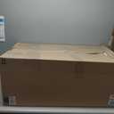 JONATHAN Y 20.5" Matte Black Minimalist Table Lamp Set of 2 for Living Room, Modern Scandinavian Bedside Lamps for Bedroom, White Linen Shade, LED Bulbs Included JYL5604A-SET2