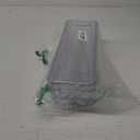 Utopia Home Egg Container With Lid and Handle for Refrigerator Organization- Pack of 2 - Clear Stackable Egg Holder for Kitchen or Pantry Organizers and Storage