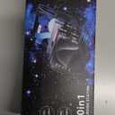 420W Charging Station for Multiple Devices, Zobirez 10-Port USB C Fast Charger Stations for MacBook, iPhone, Android Cell Phone, iPad, Tablet, Family Multi-Device Organizer Charging Dock, White (5FT)