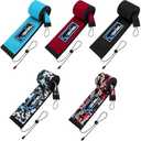 KPEPIX Lightproof Neoprene Fishing Rod Sleeve - Fishing Rod Cover for Storage & Transportation - Puncture Resistant Rod Sock for Casting, Trolling, Spinning Rods 5 PCS