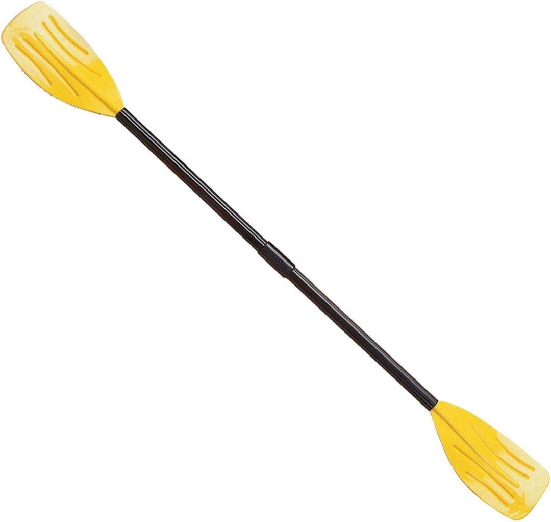 Kids Kayak Paddle for River Tubing and Water Adventures | Double-Sided Oars Ideal for Young Paddlers or on River Runs, Lakes, and Streams | Lightweight, Easy-to-Use (147cm (58 inch), Black)