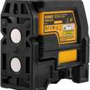 DEWALT Laser Level, Cross Line and Spot Laser, Green (DW0822CG)